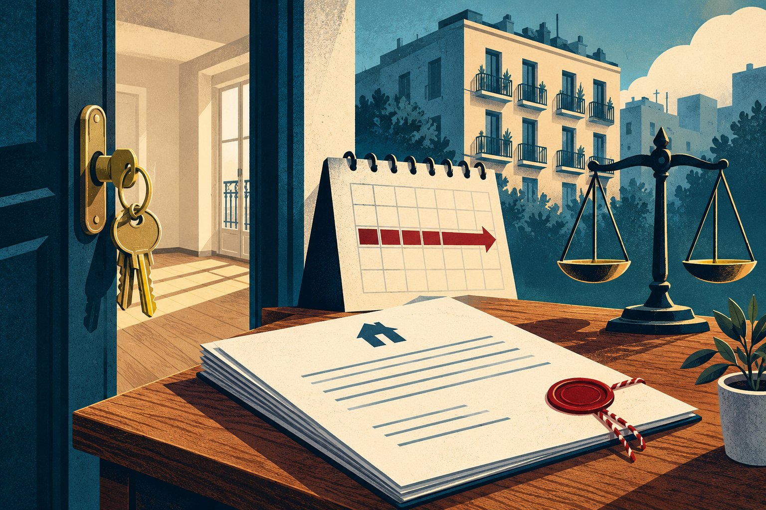 Alquiler: desde el 15-N el casero tiene que avisar con seis meses
