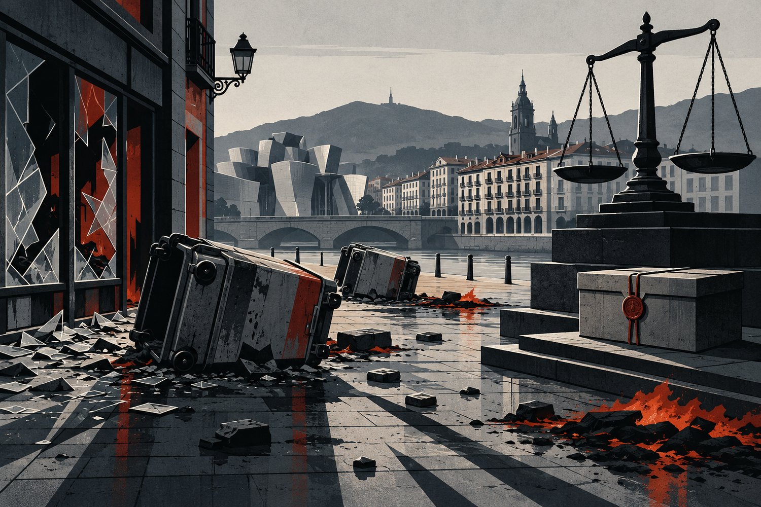 Bildu se baja de la condena de Bilbao por los gritos de «Gora ETA»