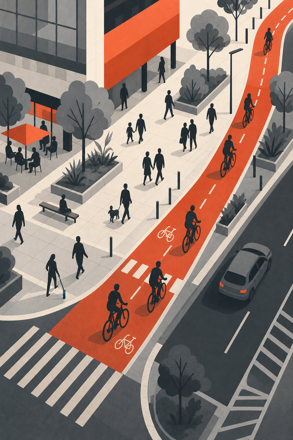 El coche deja de ser el rey de la calle: la nueva norma protege primero a peatones, ciclistas y mayores