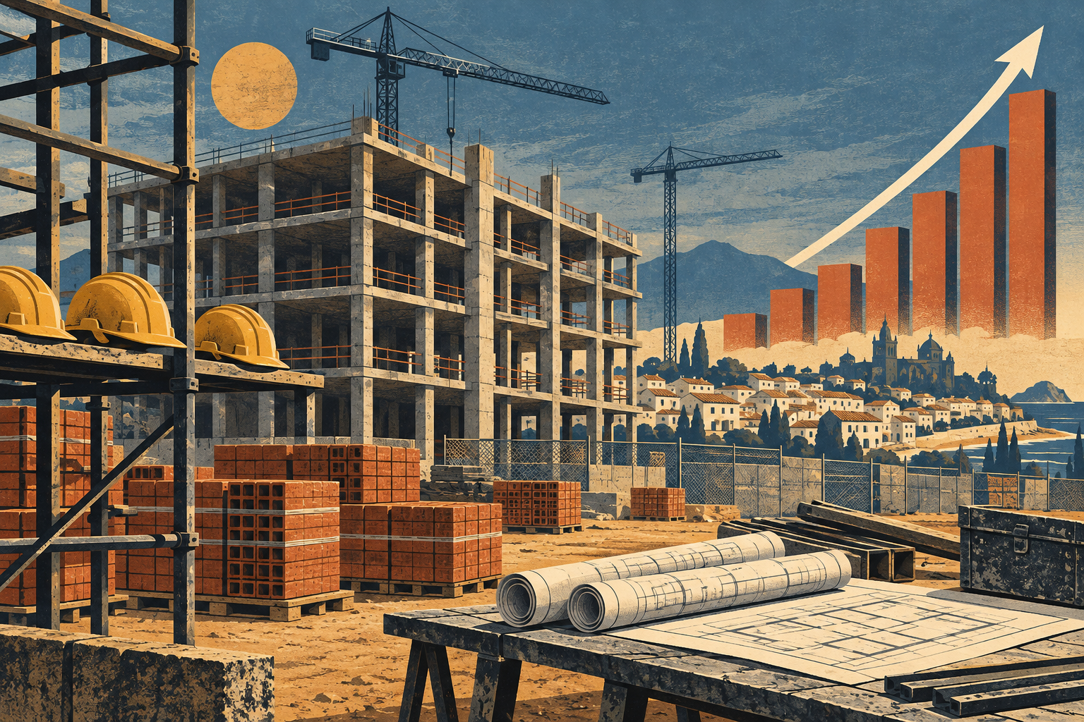 Mientras el piso bate récords, España construye un 10% menos: el dato que rompe el cuento