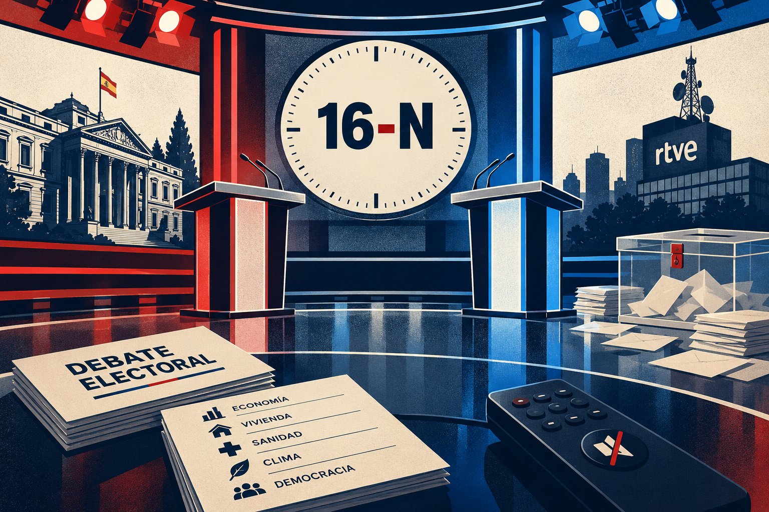 Diario de precampaña (XIV): el atril del 16-N y la decepción en abierto
