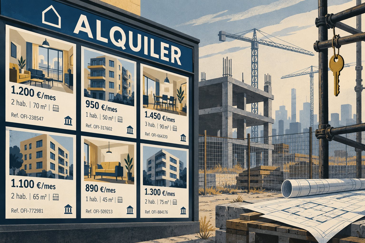 El índice en el anuncio no construye pisos