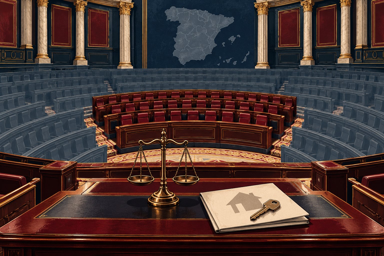 Sin Junts y con 35 a 34: la Diputación Permanente reabre el escudo de vivienda